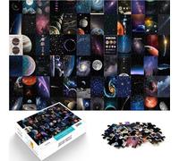 Juguetes de Juego para Regalo Familiar Mosaico astronómico Rompecabezas de 1000 Piezas para Adolescentes 26x38cm Obra de Arte Apto para Mayores de 14 años.