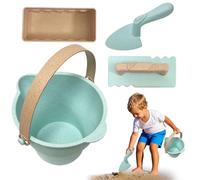 Juguetes de, Juguetes de Playa de Viaje | Sandbox Beach Toys - Podets de Castillos Juego de Juguetes de pellets de moldes de Herramientas Sandbox con de Malla para niños y niñas