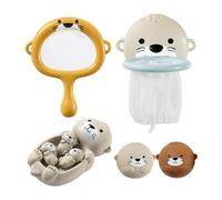 Juguetes de la bañera para - Juguetes de agua Babías, animales de natación Set | Ayuda de aprendizaje de financiación temprana, juguetes interactivos para bañadores en la piscina de la ley