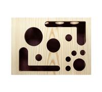 Juguetes de laberinto de gato - Caja de entretenimiento de madera Madera maciza para afilar garras y jugar, juguetes activos para mascotas | Ideal para promover el ejercicio, educativo onde