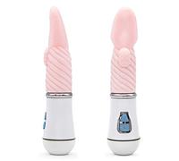 Juguetes de levantar con forma de rosa estimulante clítoriano potente con clítoris estimulantes, masajeador de punto G impermeable recargable por USB para mujeres