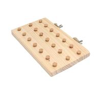 Juguetes de loro para pájaros grandes | Rompecabezas multiusos para loros, bloque masticable, tablero de madera, versátil juego de actividades de animales pequeños para interiores y exteriores