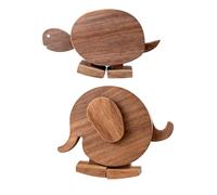 Juguetes de Madera con Forma de Animales Que Caminan - Divertida Escultura Educativa de Deslizamiento - Figuras de Animales de Escritorio - para Niños y Niñas en Dormitorio Salón Estudio Hogar