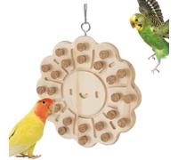 Juguetes de madera de corcho para pájaros | Juguetes de jaula para pájaros | Juegos de búsqueda del tesoro de corcho para ocultar , juguete de loro para inteligencia y emociones pequeñas y
