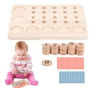 Juguetes De Madera Para Aprender Cifras - Juegos De Aprendizaje Interactivos De Madera - Herramientas De Matemáticas Para Jardín De Niños - Para Niños Jardín De Niños Casa Sala De Juegos Viaje