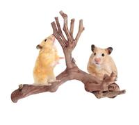 Juguetes de madera para hámsters, 15 cm, divertidas ramas de madera para el empleo