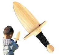 Juguetes De Madera Para Los Niños - Juego De Roles De 21 Cm Con Mango Antideslizante Ligero - Juguete De Madera De Caballero Para Juego Simbólico | para colegio parque al aire libre, niños y niñas may