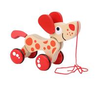Juguetes De Madera Para Tirar: Juguete Compañero Para Caminar Con Animales, Juguete De Movimiento Controlado Por Cuerdas, Actividad De Empuje Y Tracción Para El Desarrollo Del Aprendizaje Temprano, An