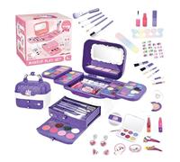 Juguetes de maquillaje para niños, juego de disfraces de princesas lavables, juego de maquillaje infantil para niñas, juego de cosméticos con espejo, juguetes de maquillaje para niñas de 3 a 12 años