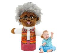 Juguetes de marionetas de dedo para, títeres de dedo Personas negras - Dibujos animados negros que cuentan una historia de títeres de dedo de peluche de dibujos animados africanos negro personas