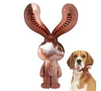 Juguetes de mascar para perros - Hueso de mascar interactivo de goma para cachorros | Huesos de mascar resistentes y chillones, no tóxicos, juguete interactivo para limpieza de dientes, para perros de