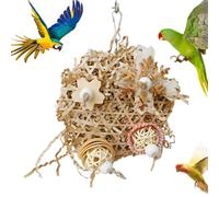 Juguetes de Masticación de Pájaros - Juguete de Masticación Sostenible para Pájaros Juego de Cuidado de Divertido | Juguetes de loro masticar Juguetes de aves No Tóxicos, Juguetes estimulantes