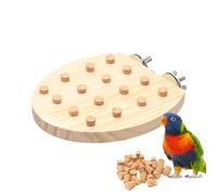 Juguetes de masticación del loro, juguetes loros para pájaros grandes,Masticar juguetes de rompecabezas de loros resistentes a bloques | Gif de actividad de pequeño patio de juegos de juegos para