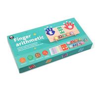 Juguetes de Matemáticas de Madera, Montessori Juguete, Educativo de Aprendizaje Numérico para Niños Pequeños, Juguetes Matemáticos para Contar Dedos, Regalo Adecuado para Niños Mayores de Tres Años.