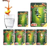 Juguetes de mesa de agua lagarto - Juguete de agua que cambia de color de 5.08 pulgadas | Juguetes con animales - 6 piezas Diseño sin agujeros Rellenos de bolsas de regalo para raga