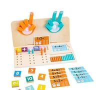 Juguetes de número educativo: juguetes educativos tempranos para un aprendizaje divertido con bloques de conteo de números matemáticos, admite habilidades micromotoras y juego sensorial | Juguetes edu