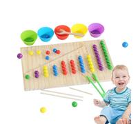 Juguetes De Números De Madera,Actividades Educativas De Madera Interactivas Multicolor para Niños | Juguetes De Emparejar Números,para Niños Aula Hogar Preescolar Viaje Cumpleaños Interior
