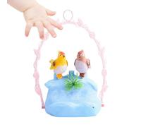 Juguetes De Pájaro Para Niños - Pájaro Cantor Sensorial Activado por Voz,Animal Electrónico Interactivo para Decoración de Habitación Infantil, Fiestas de Cumpleaños y Viajes | Regalo para Niños y