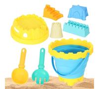 Juguetes de para niños | Cubo Plegable Pala 8 Piezas Juego Al Aire Libre | Juguete De Castillo De para Niños Y Niñas,para Patio Trasero y Zona Juegos Playa Piscina Orilla del Lago Ribera del Río