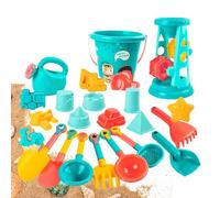 Juguetes de para Playa - con Pala y Juegos de Agua Coloridos - Set de 23 Piezas para Construir Castillos de en la Playa | para Niños Niñas Jardín Camping Piscina Crucero Natación de