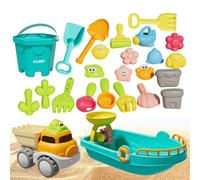 Juguetes de para Viaje | Conjunto de 25 Herramientas excavadoras - Juguetes de - para Piscina, Agua, natación, Buceo, Vacaciones veraniegas, Familia, Aire Libre y Exterior