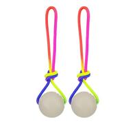 Juguetes de pelota para perros - Globo luminoso, de salto atado, kit de goma | componente para mascotas, dispositivo de estimulación cognitiva para enriquecimiento mental, patio, jardín