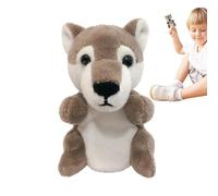 Juguetes de peluche de marionetas hechos a mano, juguete de peluche de marionetas de mano - Puppets de juguetes de animales de peluche - Desde la educación temprana jugando muñecas diseño lavable p