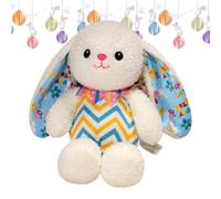 Juguetes de peluche de, Pascua de peluche | Juguete de peluche de Huggable Bunny | Suministros de Pascua cómodos, decoraciones de mesa, peluches abrazos para la sala de estar, decoración del