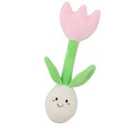 Juguetes de peluche de tulipán para mascotas, juguete de peluche para perros, juguete de peluche interactivo para perros y mascotas | de la soledad y peluche
