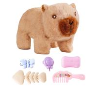 Juguetes De Peluche Interactivos | Muñeca que Camina con Sonido y Iluminación | Juguetes De Peluche De Capibara Lindo Con Sonido Y Luz - Para Adultos Jóvenes Niñas Niños Casa Sala De Juegos Jardín De