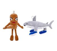 Juguetes de Peluche Italiano Brainrot | Tralalero TraIaIa Acción Figura Plushies Plush Toy | Muñecas de Peluche de podredumbre Cerebral Italiana | Lindos Figuras de Dibujos ani
