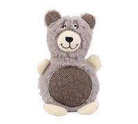 Juguetes de peluche, juguete para cachorros, juguete interactivo para cachorros, juguete para masticar mascotas, juguete interactivo de peluche cómodo para cachorros, oso pardo, perro marrón y conejo,