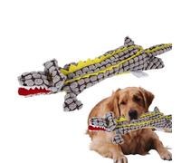 Juguetes de Peluche para Perros chirriantes,Juguetes de Peluche chirriantes para Mascotas - Las Mascotas alivian el aburrimiento con un cocodrilo Que chilla | Juguete Interactivo, Juguetes chirr