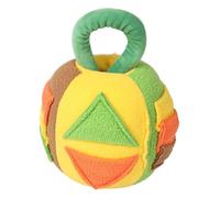 Juguetes de peluche para perros con pelota chirriante,Bolas para perros chirriantes | Limpia los dientes juguete interactivo para masticar - Snuffle Noisemakers Limpieza de dientes Juguete interactivo