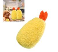 Juguetes de Peluche para Perros, Divertidos Juguetes con Forma de Camarón, Masticables de Felpa Suaves para Perros y Gatos, Ideales para Aliviar el Aburrimiento, 1 Unidad