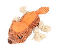 Juguetes de Peluche para Perros, Juguetes de Peluche para Masticar Duraderos con Forma de Tejón de Miel para Cachorros y Perros Pequeños