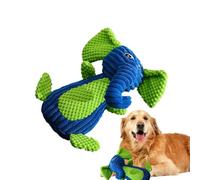 Juguetes de peluche para perros,Juguetes para perros con forma de animal - Perros Entrenando Y Jugando Con Un Juguete De Peluche Chirriante | Juguetes interactivos de mordedura de felpa de perro de di