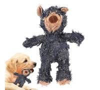 Juguetes De Peluche Para Perros | Oso Robusto Interactivo Resistente Con Chirrido,Animales De Peluche Irrompibles Para Perros - Para Enriquecimiento Y Dentición De Cachorros De Razas Pequeñas Y Median