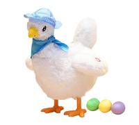 Juguetes de Peluche Que cantan - Gallinas ponedoras de Huevos Que cantan y Bailan, Juguetes de gallina ponedora de Huevos | Personajes Musicales educativos de Pollo para enseñanza, Fiestas navideñas,