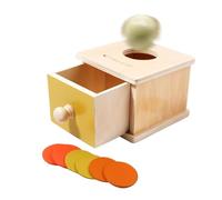 Juguetes de permanencia de objetos - Juego de aprendizaje temprano para | Juguete de cajón de rompecabezas de múltiples formas coloridas, actividad de aprendizaje educativo preescolar para niños