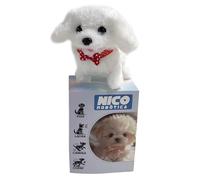 Juguetes de Perro de Peluche Fora niños, Cachorro Interactivo con Caminar, ladrar, Mover la Cola, Animal Realista y electrónico Fora Edades de 3 a 6 años