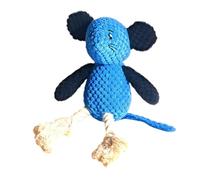 Juguetes de perro genéricos, interactivos Teething Chew Mice, 10,43 x 7,48 in Indestructible Puppy Supplies, Crinkle Sound, Tough Tug Toy for Indoor Play, Outdoor Fetch, Pet Fun Accessory