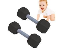 Juguetes de peso, mancuernas de entrenamiento, 2 piezas de entrenamiento para juguetes de juguete, mordida más fácil de jugar en el gimnasio
