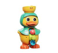 Juguetes de piscina de pato, juguetes para el baño para niños,Modelo de pato de rueda de agua giratoria para la ducha - Juguete de agua de ducha interactiva con fuertes tazas de succión para niñas niñ