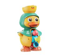 Juguetes de piscina para niños, juguetes de piscina de pato | Modelo de pato para niños pequeños para bañera con rueda de agua giratoria - Juguete de agua de ducha interactiva con fuertes tazas de suc