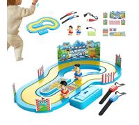 Juguetes De Pista De Simulación Competitiva con Sensor De Movimiento - Actividades Interactivas para Dos Jugadores - Pista De Carreras De Mesa,para Ninos Ninas Jovenes Escuela Casa