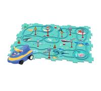 Juguetes De Pista Para Niños -Juguete De Vehículos Eléctricos, Divertidos Juguetes Para La Construcción De Vagones Ferroviarios | Juguete De Carreras Montessorii, Pista En Miniatura Para Niños 3 4 5