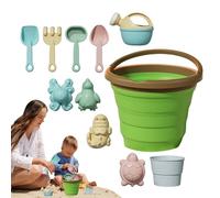 Juguetes De Playa con - Juguetes con Castillos De | Juego De Excavación con Cubo De Frutas Plegable para Niños 3 Años En Actividades Al Aire Libre Playa Patio Camping