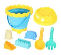 Juguetes De Playa Para Niños,Cubo Plegable 8 Piezas Juego Exterior - Juguete Castillo de para Niños y Mujeres | Para Patio Juegos Playa Piscina Barrera Del Lago Terreno Del