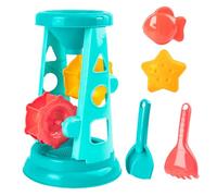 Juguetes De Playa Para Niños, Juguetes De Arena Para La Playa | Juego De Playa Para Niños Pequeños De Playa Portátil Para Niños, Pala De Arena, Molino De Viento, Reloj De Arena De Juguete Plag